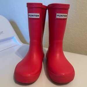 Hunter Vibrant Pink Rain Boots